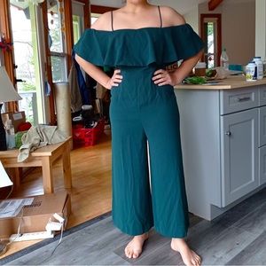 Green dressy jumpsuit